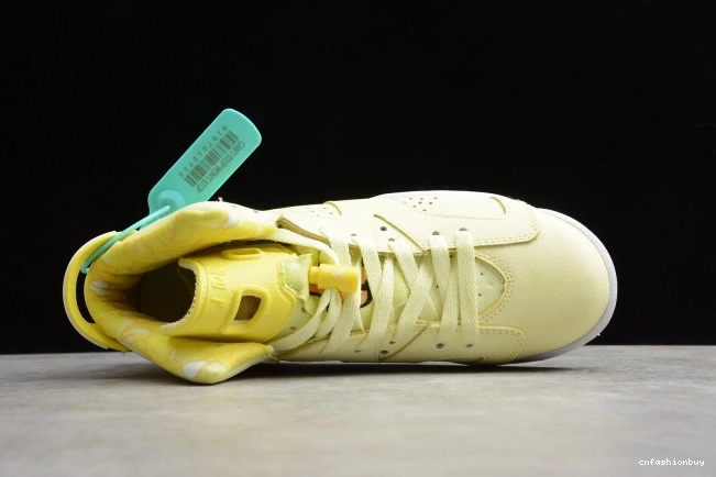 543390-800 Yellow Air 6 Retro (GS) Dynamic Jordan Floral 0811